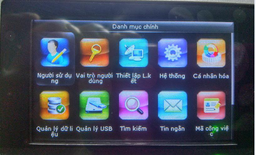 Hướng dẫn sử dụng máy chấm công vân tay X628C